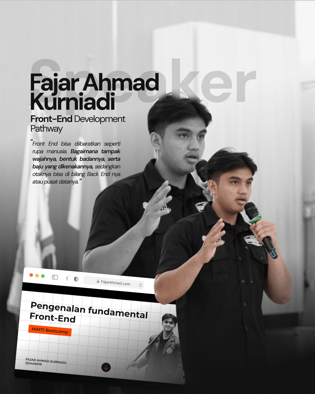 Poster Fajar - Front-End