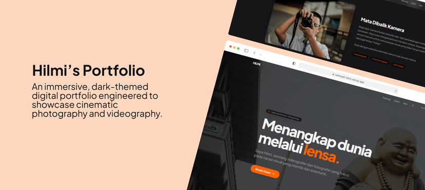 Hilmi's Visual Storytelling: Premium Web Portfolio